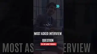 Tell me about yourself | Interview Question #1