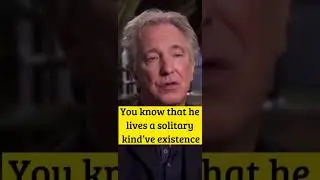 Alan Rickman on RULES of playing Snape  