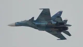 MAKS-2021 Airshow — Sukhoi Su-30SM 4++gen Fighter Jet