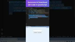 Generate & Download QR Code in HTML and JavaScript