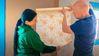 Let's make the forest house smile. Wallpaper, as a means to strengthen marital bonds. Water flows, a