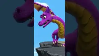 Skye and Rescue Knights save the Baby Dragons! - 