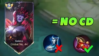 BUFF SELENA NO COOLDOWN SKILLS BUILD HACK!! ( please try )