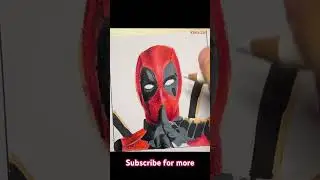 Drawing Deadpool #howtodraw #sketch #deadpool