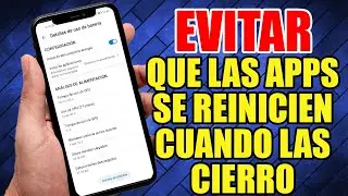 Mantener tu apps Favoritas en segundo Plano para que no se cierren o se reinicien Solución Android