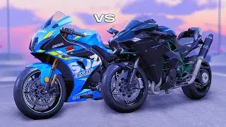 The Crew Motorfest - Kawasaki Ninja H2 vs Suzuki GSX-R1000R