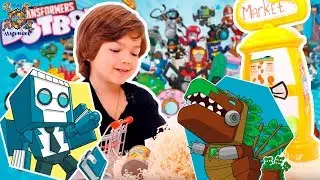 ИЛЬЯ и BOTBOTS: мини-ТРАНСФОРМЕРЫ! Битва с десептиконами! 13+