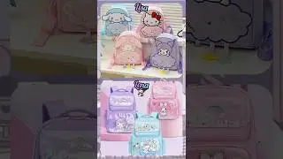 Lisa or Lena || Pilih perlengkapan sekolah sanrio atas atau bawah #shorts