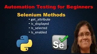 Selenium Methods  - Learn Automation Testing in Tamil