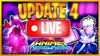 🔴UPDATE 4 Portal Carries + BATTLEPASS Giveaways | Anime Defenders