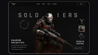 Create a 3D Responsive Website with HTML CSS JavaScript | Portfolio & Gaming Design Tutorial