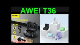 Awei T36 Портативные беспроводные наушники TWS Bluetooth V5.1