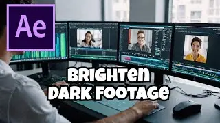 SOLVED* How to lighten dark footage in after effects - Brighten video