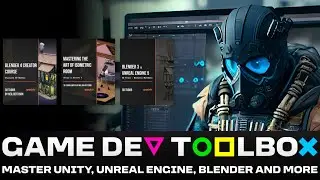 The GameDev Toolbox Bundle - 600 Hours of Blender 4, Unreal Engine and Unity Video Courses!