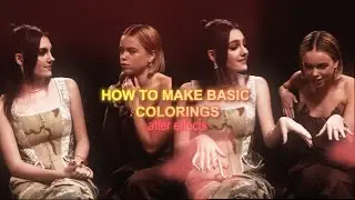 how to do basic colorings | after effects
