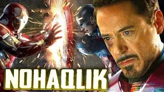 Temir odam Kapitan Amerika va Bakyga qarshi | Nohaqliklar