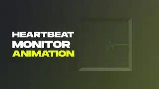 Heartbeat Monitor Animation Using Html Css Only