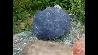 Декоративные камни из мусора и цемента
