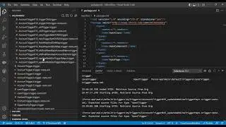 Retrieving Problem from Salesforce Org because of trigger part in VSCode.