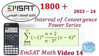 Interval of Convergence for a Power Series 