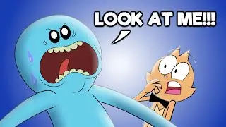 Mr. Meeseeks from Rick and Morty | Conroy Cat Cartoons by Dtoons