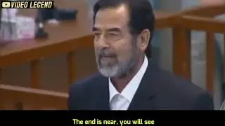 MAKIAN SADDAM HUSSEIN KEPADA HAKIM YANG MEMVONISNYA