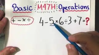 Como Falar As Operações Básicas da Matemática Em Inglês - (ft. Matemática Rio)