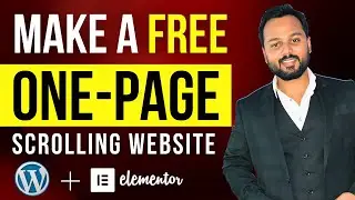 Make a One-Page Website | How to Create a One-Page Scrolling Website in WordPress in 2022