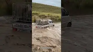 Drive Fast On Sandy Ground And Slow In Water !