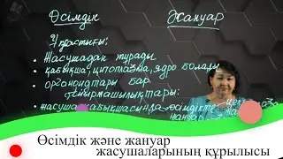 Өсімдік және жануар жасушаларының құрылысы. 7 сынып.