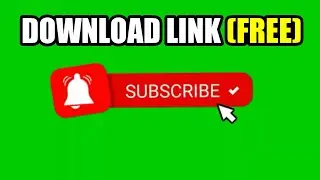 Green Screen Subscribe Button and Bell Icon (top 5).Green Screen Subscribe Button With Download Link