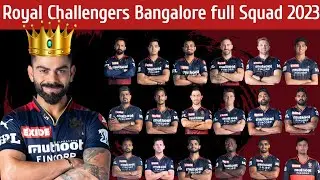 Royal Challengers Banglore full Squad 2023 | RCB 2023 | RCB Full Team