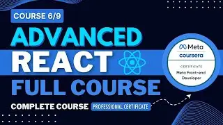 Advanced React FULL COURSE  | Front End/ Full Stack Developement