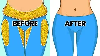 SIMPLE SADDLE BAGS + MUFFIN TOP + LOVE HANDLES - 3in1 Mid-Section Workout for Flat Stomach