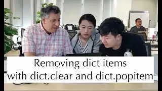Python standard library: dict.clear and dict.popitem