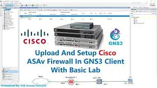 05 Cisco Adaptive Security Virtual Appliance (ASAv)| How To Upload And Setup In GNS3 Client