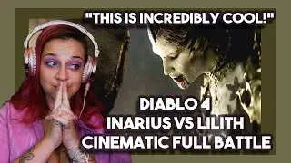 Bartender Reacts to DIABLO 4 Inarius Vs Lilith Cinematic Full Battle