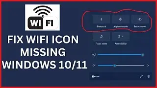 Fix  Wi-Fi Icon Missing Problem On Windows 10/11 - (2024) Step By Step Guide