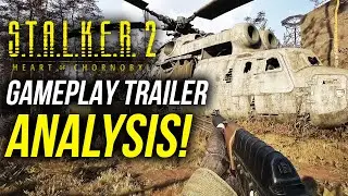 STALKER 2 New Gameplay Trailer Analysis! Combat, Weapons, Graphics and More!