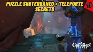 Puzzle Subterrâneo + Teleporte Secreto Em Natlan!! - Genshin Impact 5.0