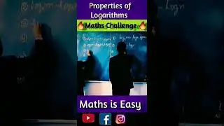 Properties of Logarithms | Maths Challenge | Logarithms 