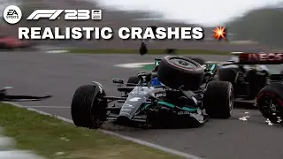 F1 23 𝗥𝗘𝗔𝗟𝗜𝗦𝗧𝗜𝗖 CRASH COMPILATION 💥 #2