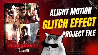 Advanced Glitch Effect Preset for Alight Motion | Alight motion Project file