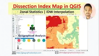 How to Prepare Dissection Index Map in QGIS | Calculate Dissection Index using QGIS