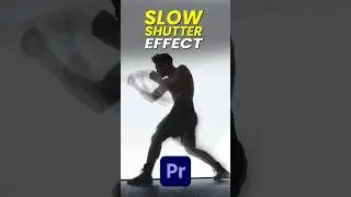 Slow Shutter Effect Premiere Pro #tutorial