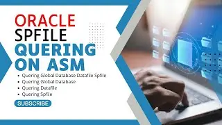 Oracle - Quering Database Datafile Spfile ASM Related | How to get spfile info in oracle | spfile