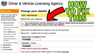 DVLA Address Error FIX 🏠✅