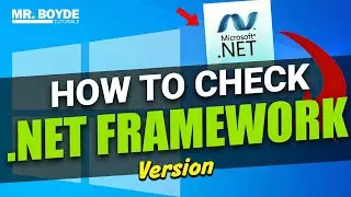 How to Check the NET Framework Version on Windows 10