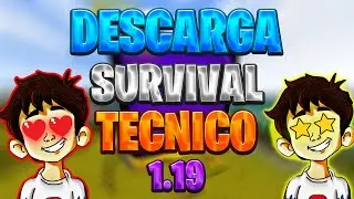 👾DESCARGA impresionante SURVIVAL TECNICO para INICIAR💖 Minecraft Bedrock 1.19