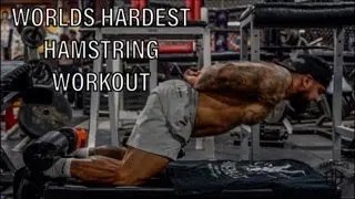 Worlds Hardest Hamstring Workout | First Time Doing Deadlifts in 2 months